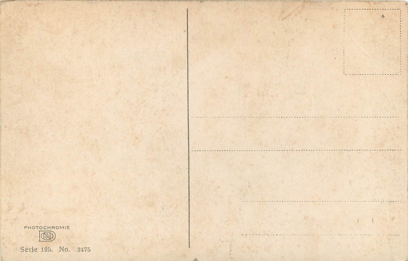 CPA Foret — Verso