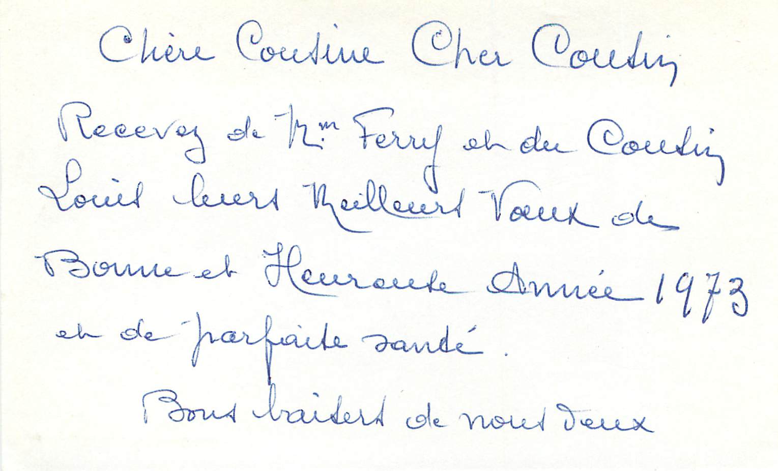 CPA Bonne heureuse annee Moulin — Verso