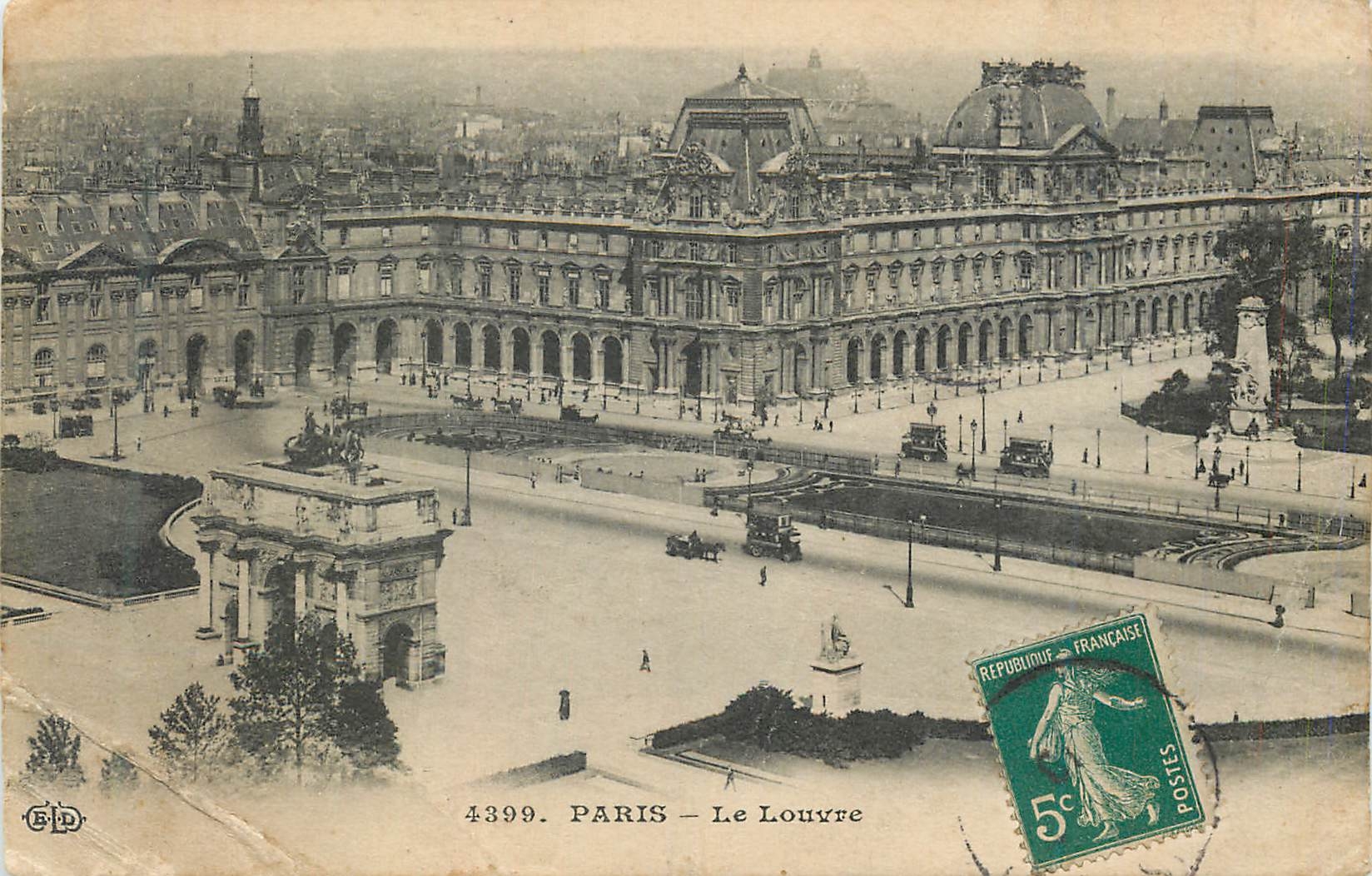 CPA Paris le Louvre