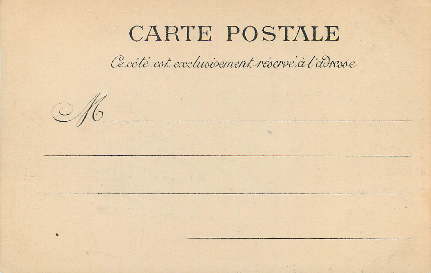 CPA Paris la colonnade du Louvre (carte 1900) — Rückseite