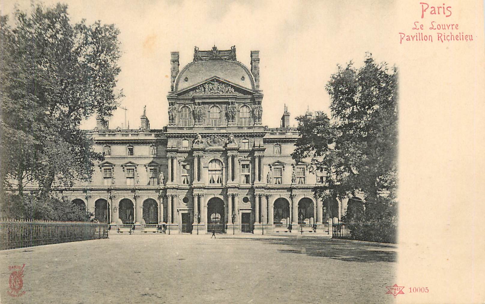CPA Paris le Louvre pavillon richelieu
