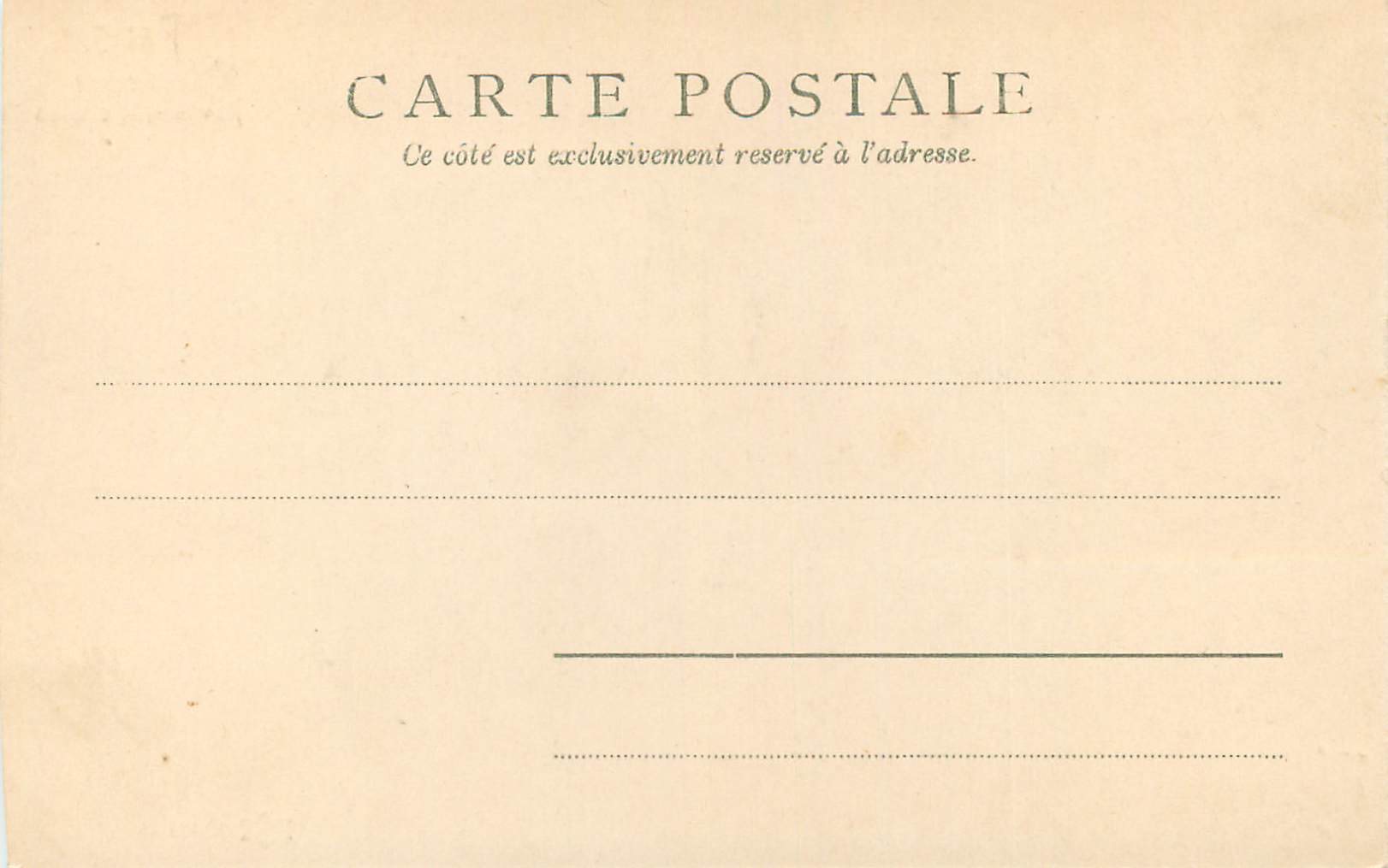 CPA Paris le Louvre pavillon richelieu — Rückseite