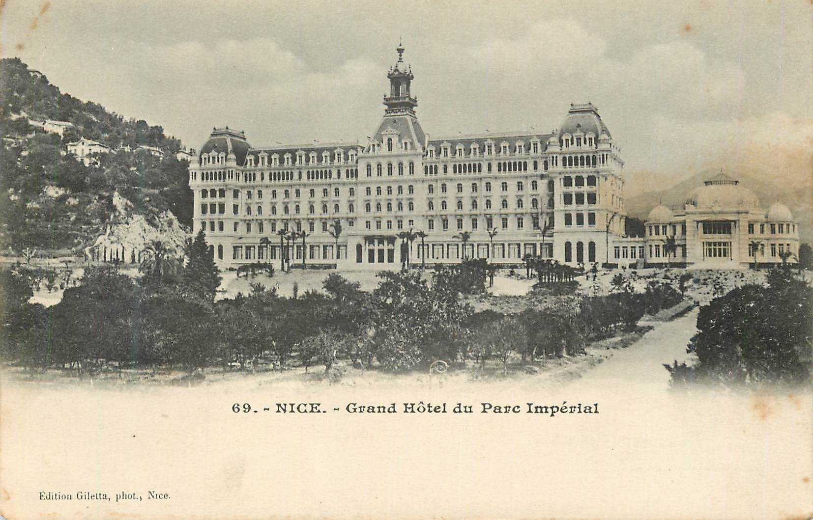 CPA Nice grand hotel du parc imperial