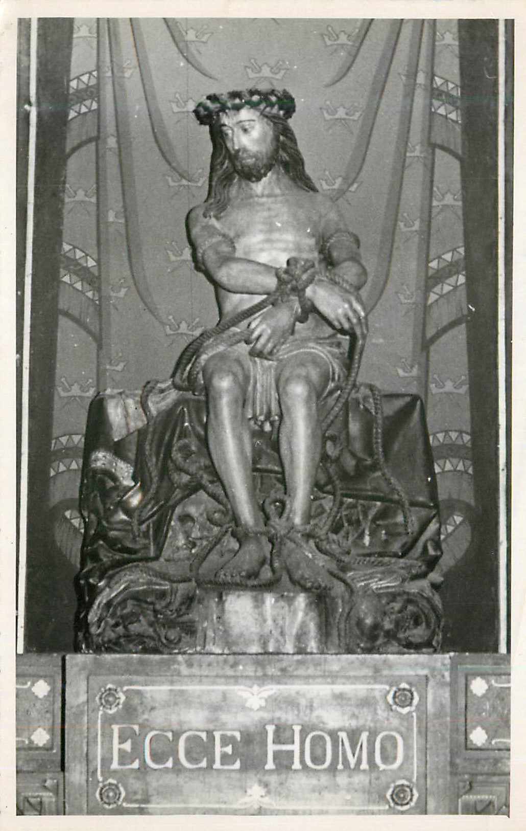 Église Sainte-Croix — Statue Ecce Homo — Saint-Pourçain-sur-Sioule (Allier)