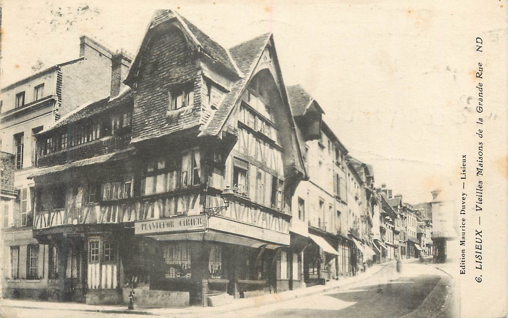 Vieilles Maisons de la Grande Rue — Lisieux — Édition Maurice Duvey
