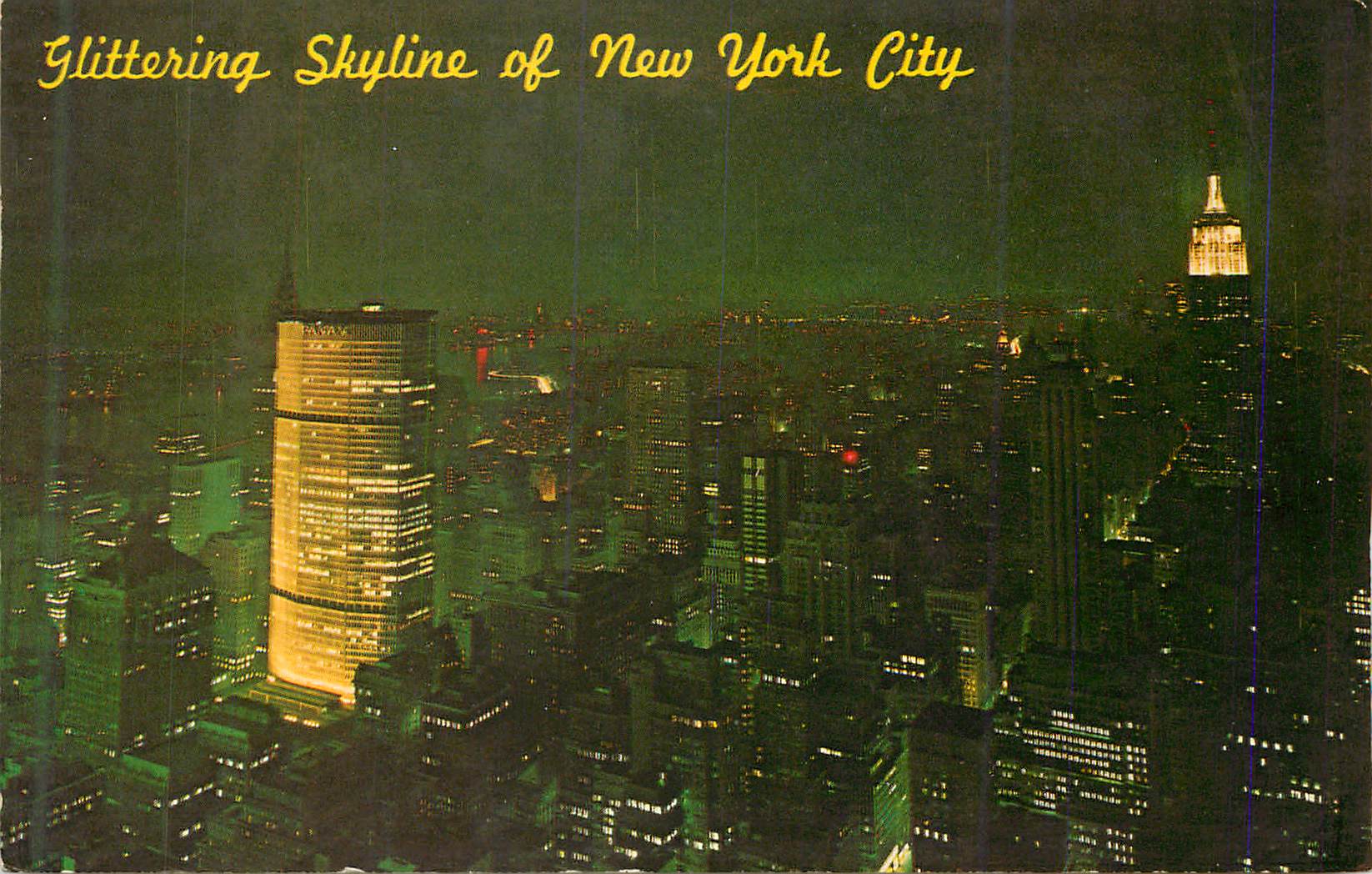 CPA Glittering skyline of new York city
