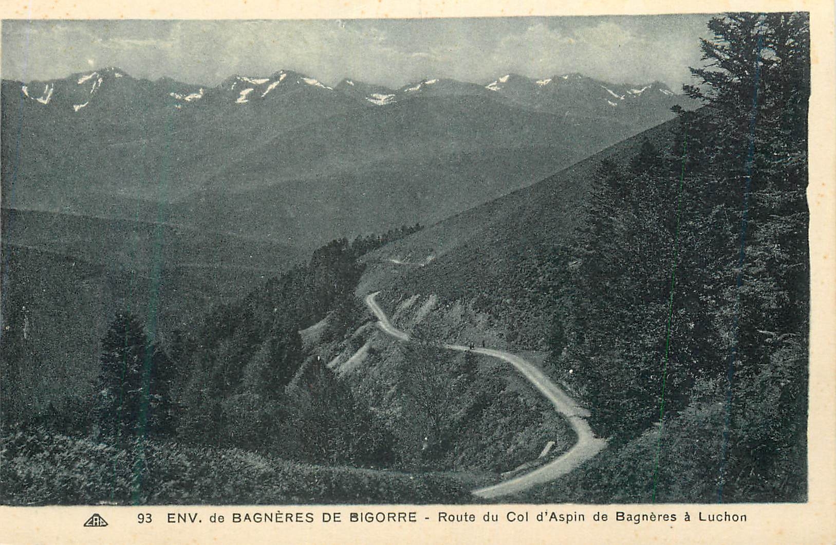 Env. de Bagnères de Bigorre - Route du Col d'Aspin de Bagnères à Luchon