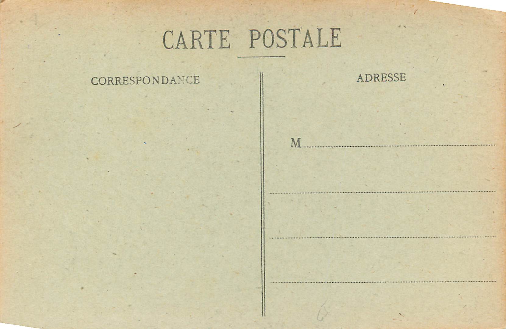 CPA Labelle les grand goulets — Verso