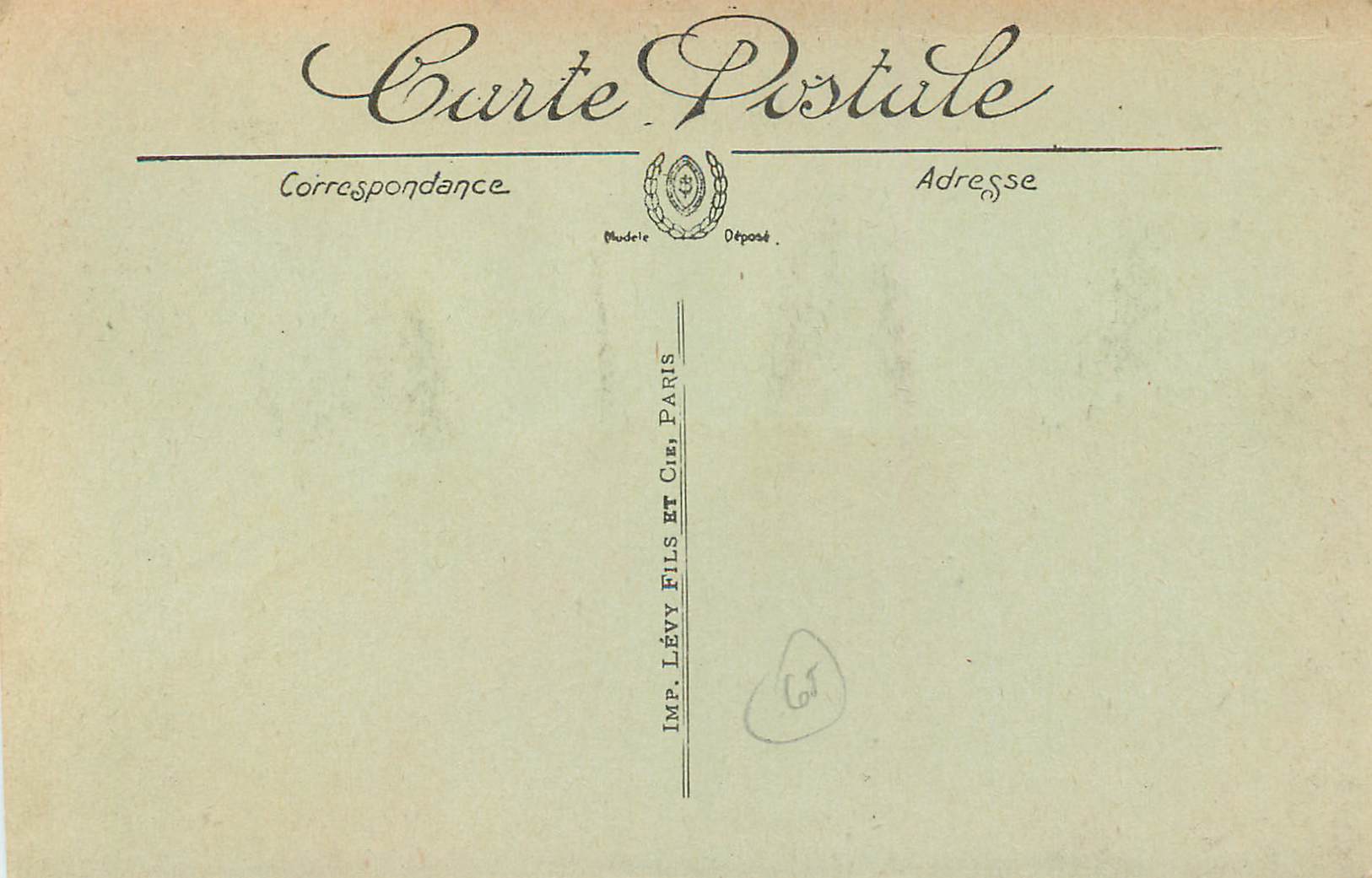 CPA Gavarnie le cirque vue de l'hotel du vignemale — Verso
