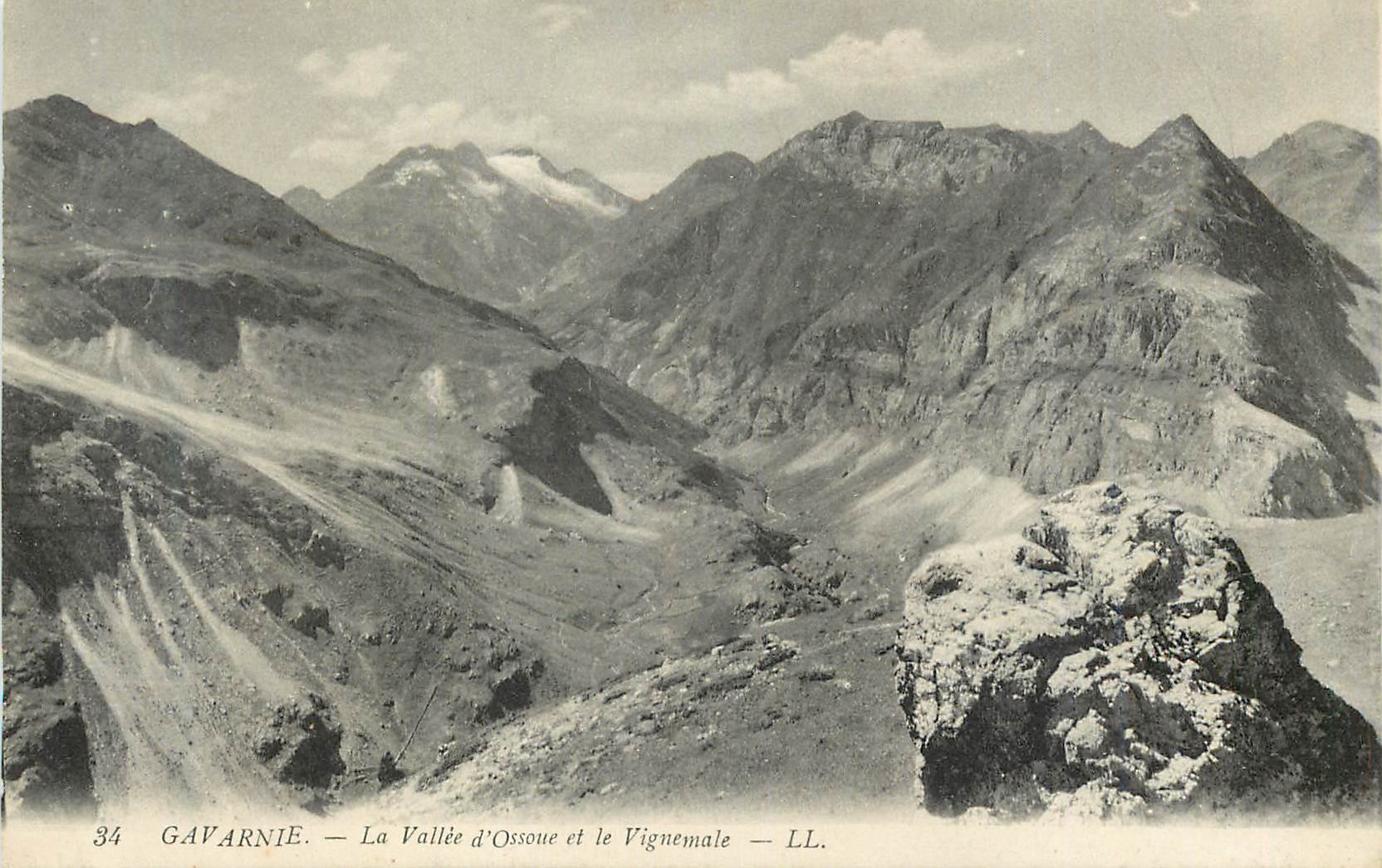 CPA Gavarnie la vallee d'ossene et le vignemale