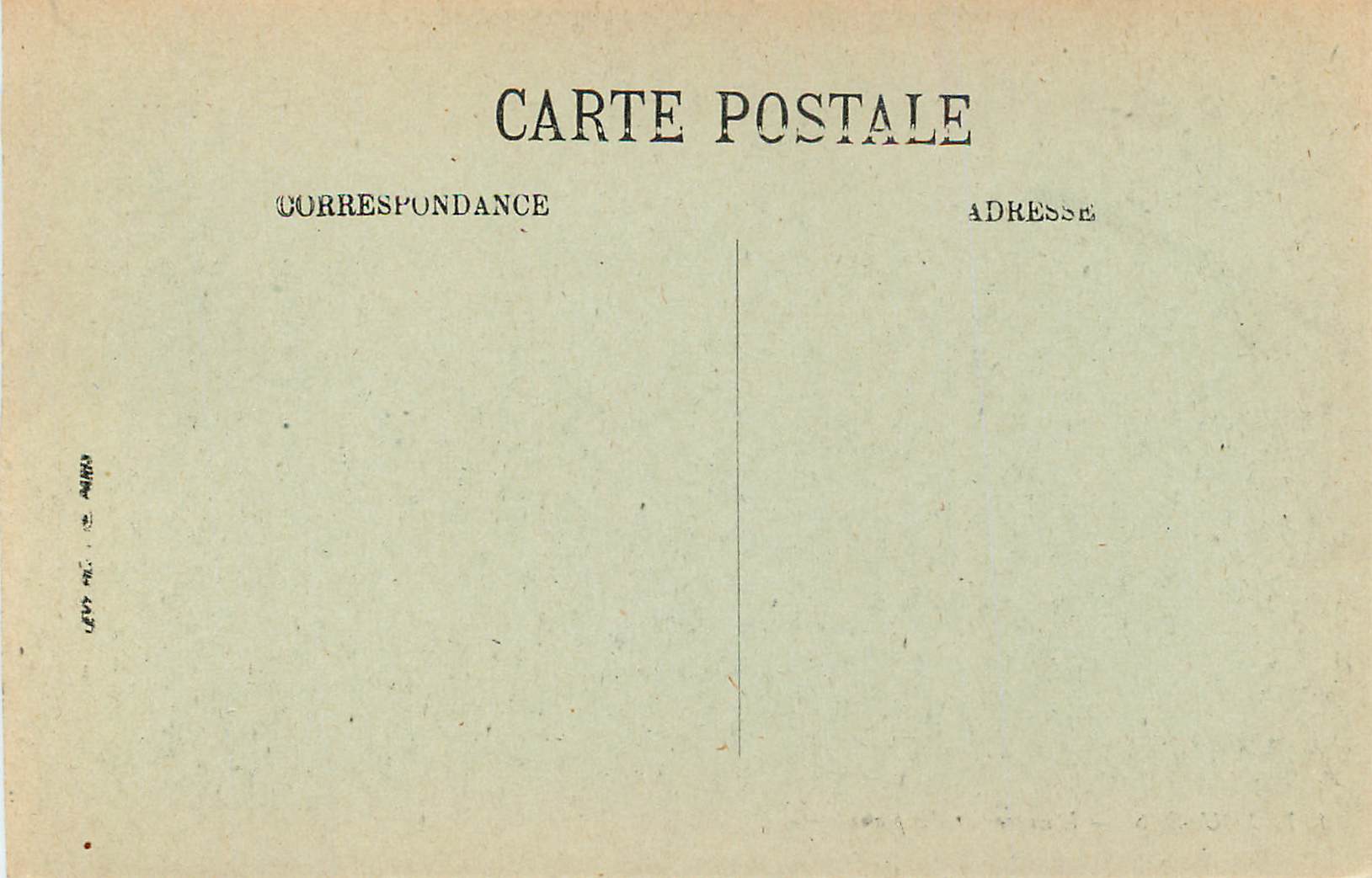 CPA Lourdes l'entree de l'esplanade — Verso