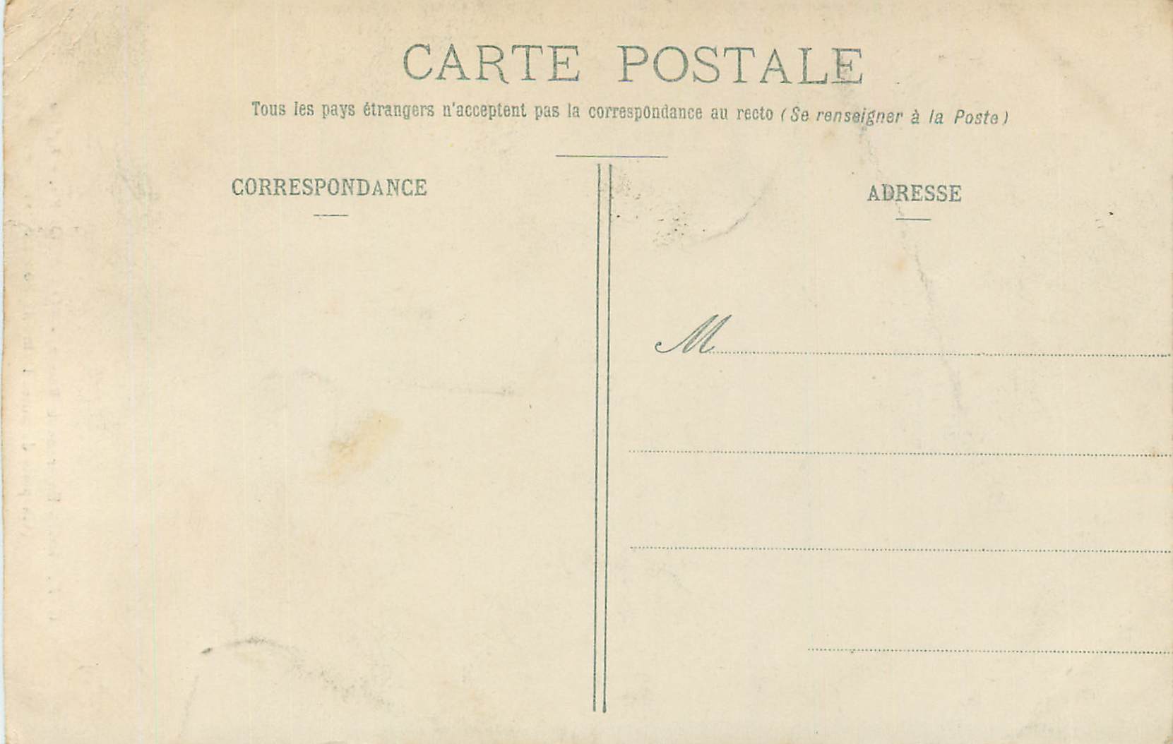CPA Env de Rouen Bonsecours eglise (Chapelle de N D de Bonsecours) — Verso