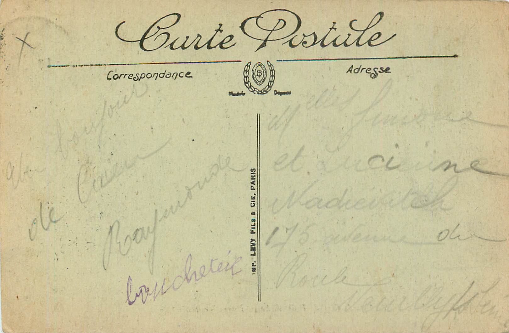 CPA Caen la grande clef de voute de sainte pierre — Verso
