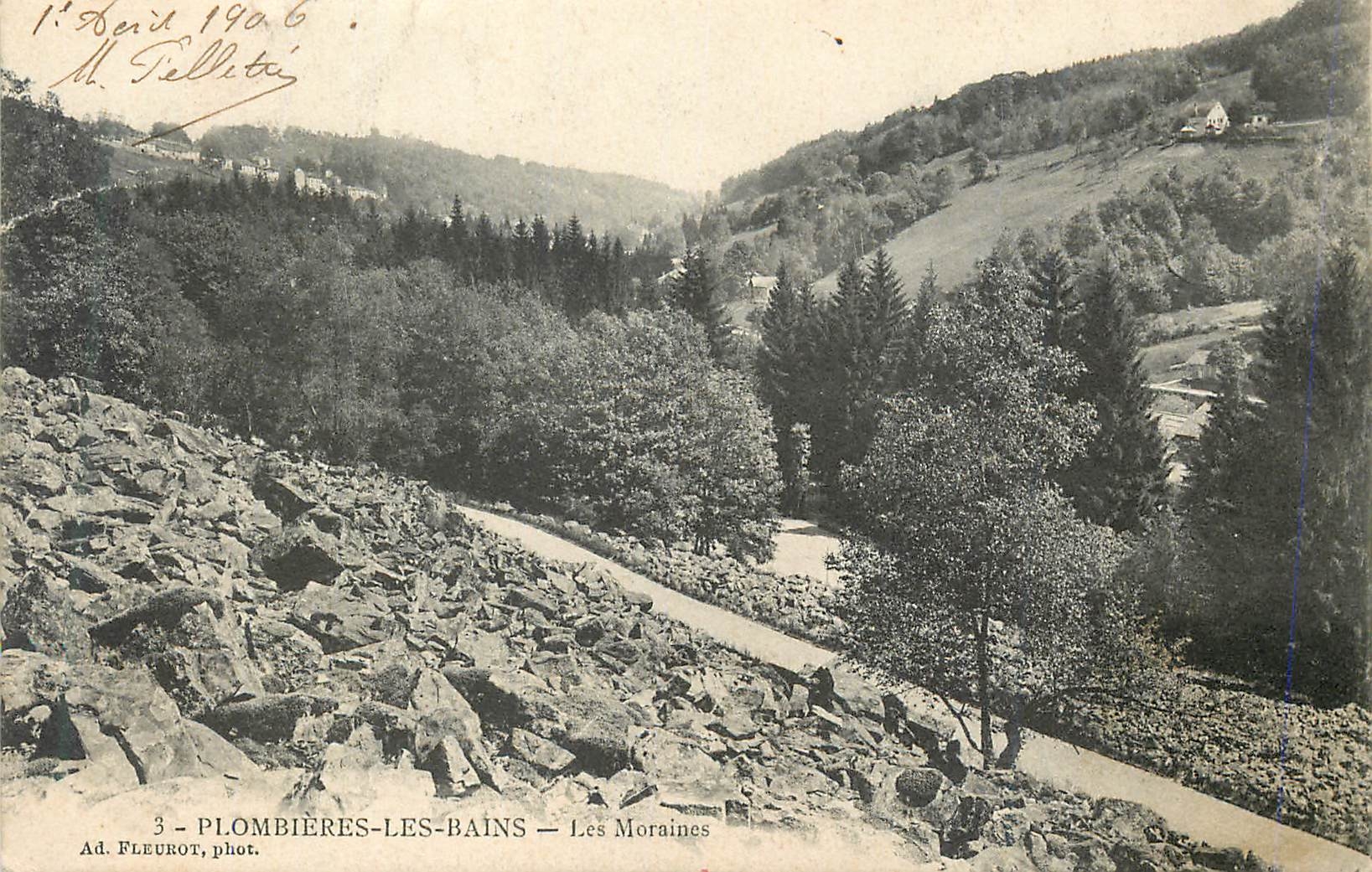 CPA Plombieres les bains les moraines