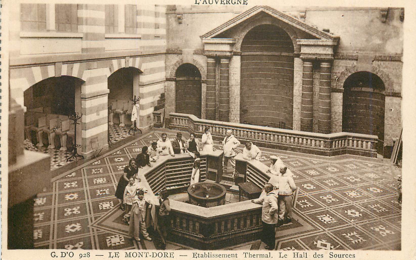 CPA Le Mont Dore etablissement thermal le hall des sources