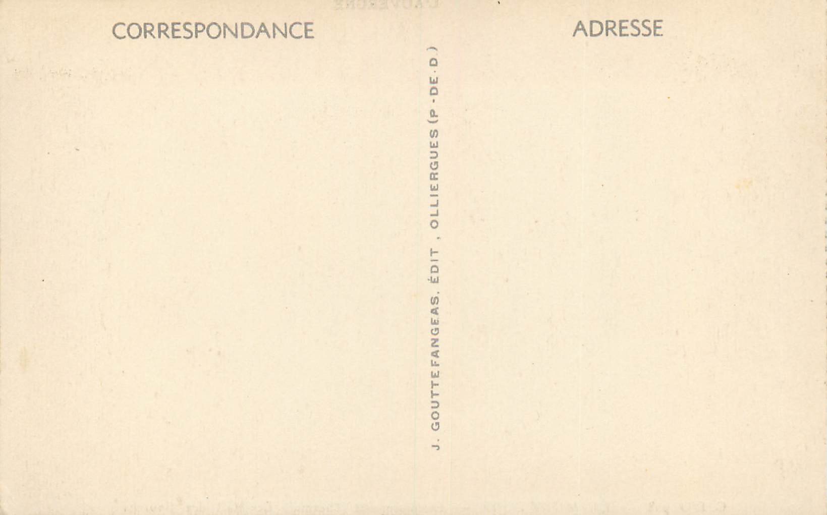 CPA Le Mont Dore etablissement thermal le hall des sources — Rückseite