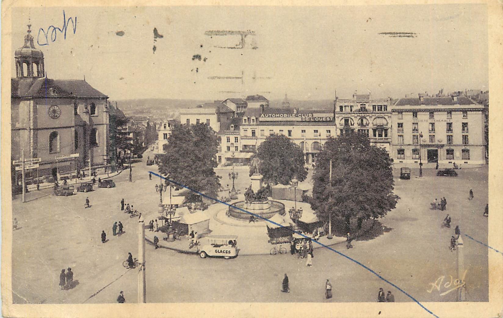 CPA Le Mans Place de la Republique