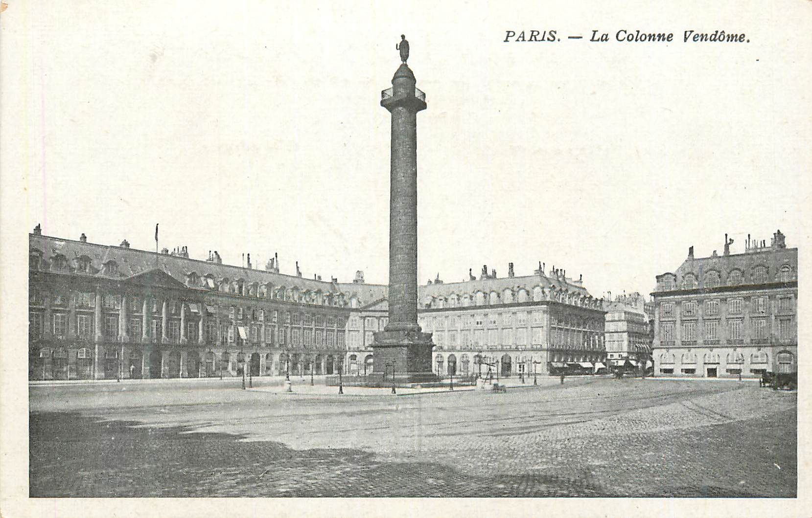 Paris — La Colonne Vendôme — Éditeur non identifié, n° de série non visible