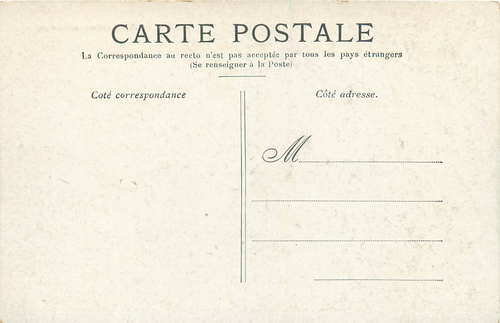 Paris — La Colonne Vendôme — Éditeur non identifié, n° de série non visible — Verso