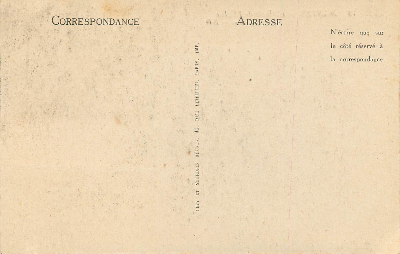 CPA Nantes L'Abside de l'Eglise Notre Dame — Verso