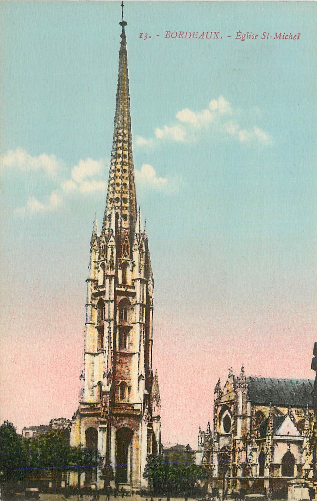 CPA Bordeaux Eglise St Michel