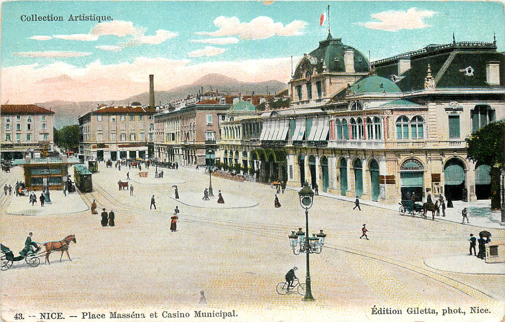 CPA Nice Place Massena et Casino Municipal
