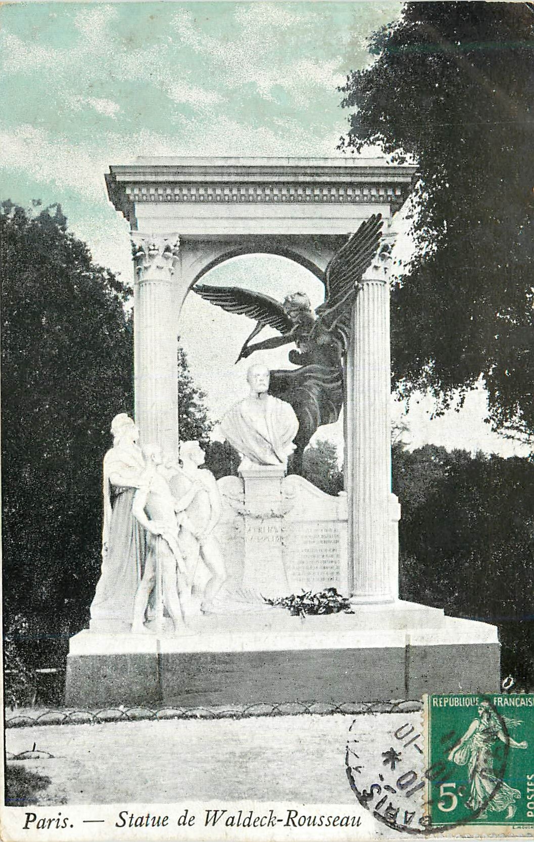 CPA Paris Statue de Waldeck-Rousseau