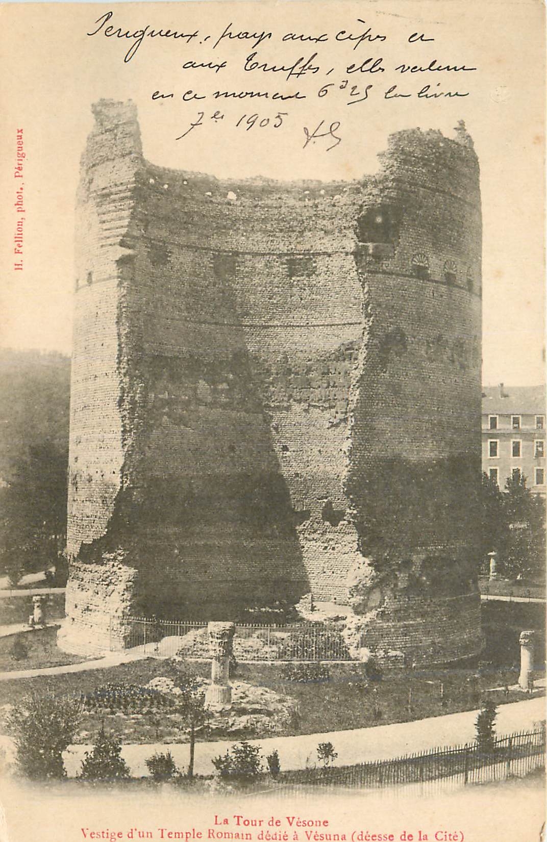 CPA La Tour de Vesone