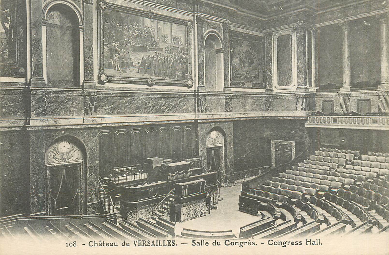 CPA Chateau de Versailles Salle du Congres