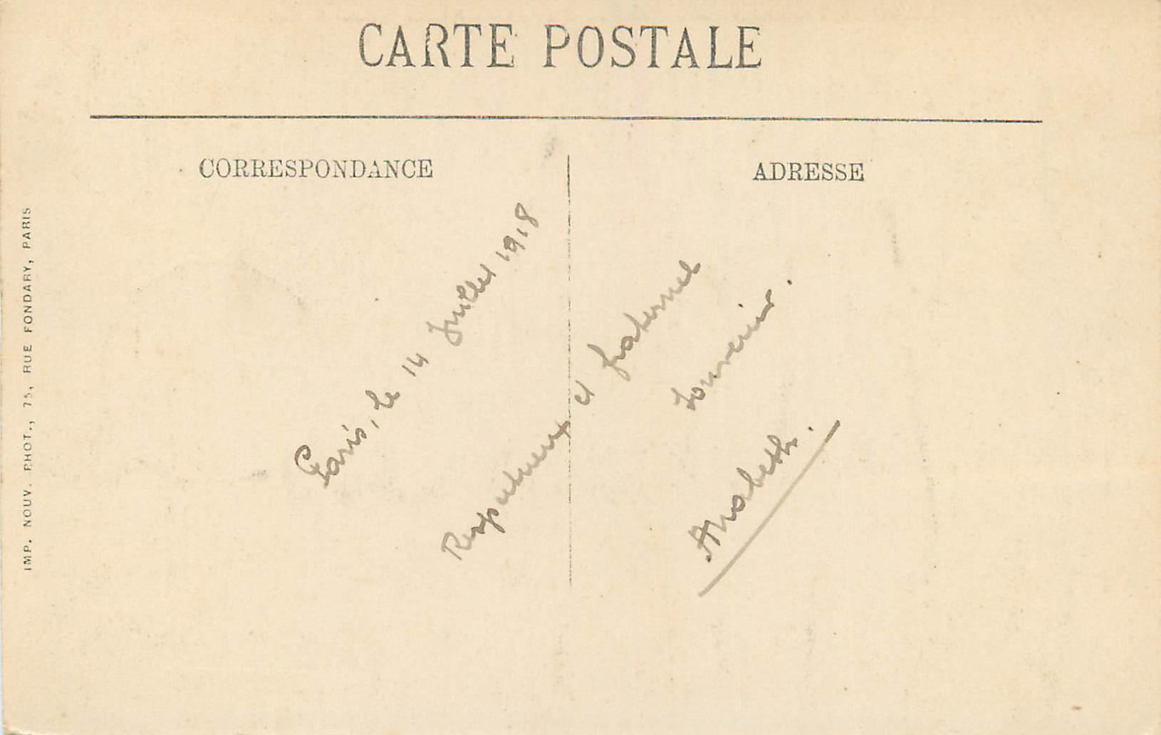 Paris — L'Arc de Triomphe du Carrousel (Jardin des Tuileries) — Imp. Nouv. Phot., 75, rue Fondary, Paris — Reverso