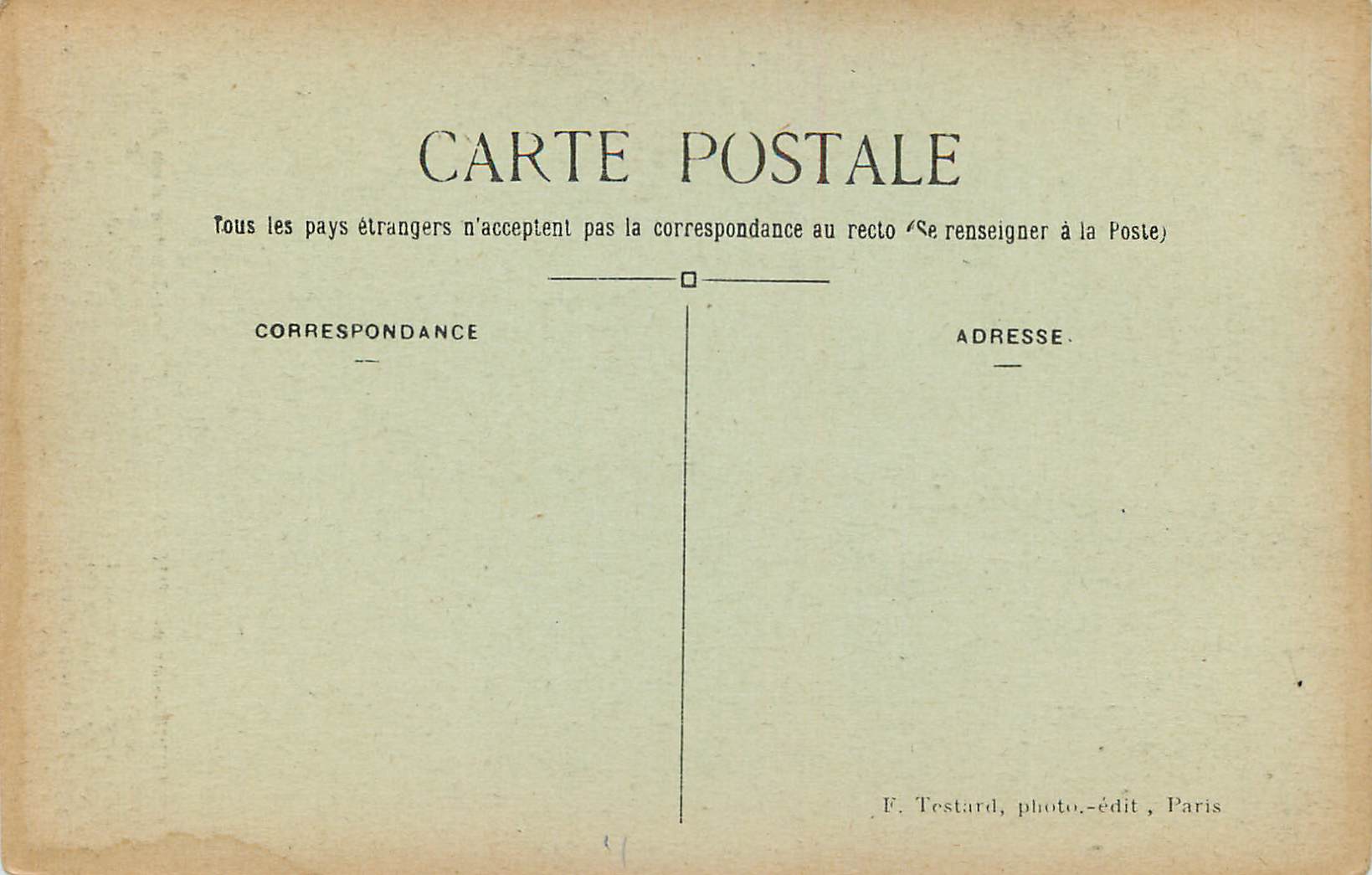 CPA Clichy-sous-Bois Le Miracle de N D des Anges — Back