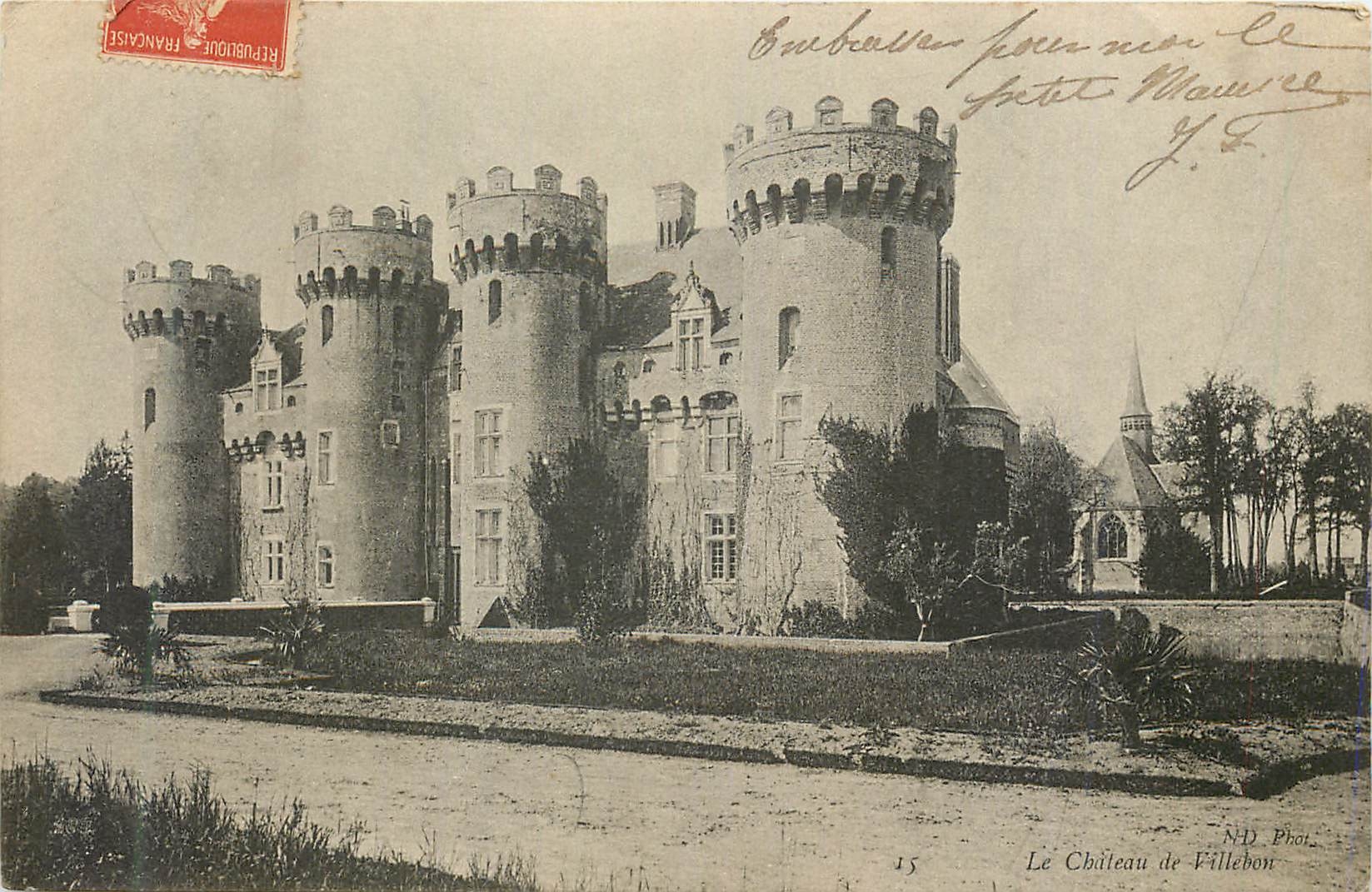Le Château de Villebouy — Embraives — N.D. Phot.