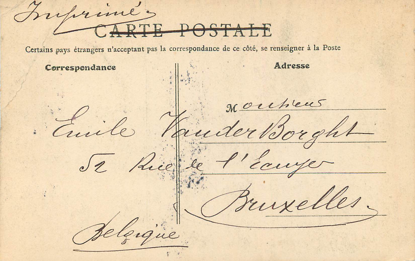 CPA Toulouse Galerie Clemence Isaure Hotel d'Assizal — Rückseite