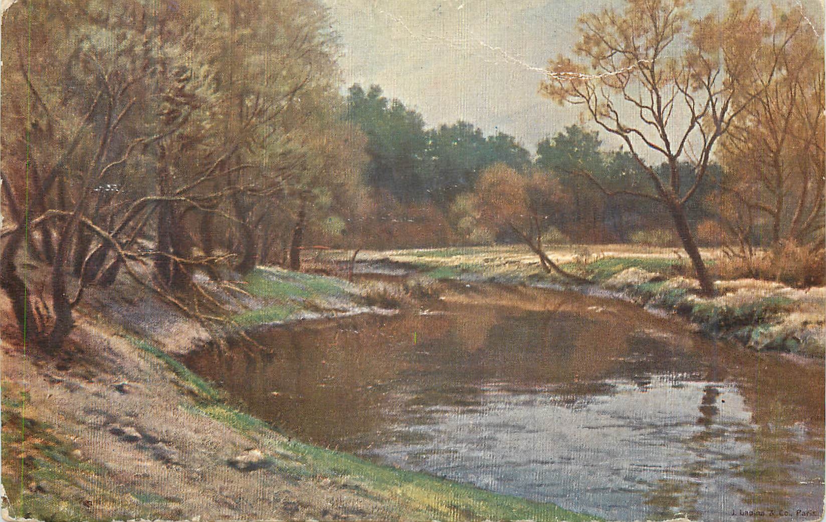 CPA E Wrzeszcz L'Automne