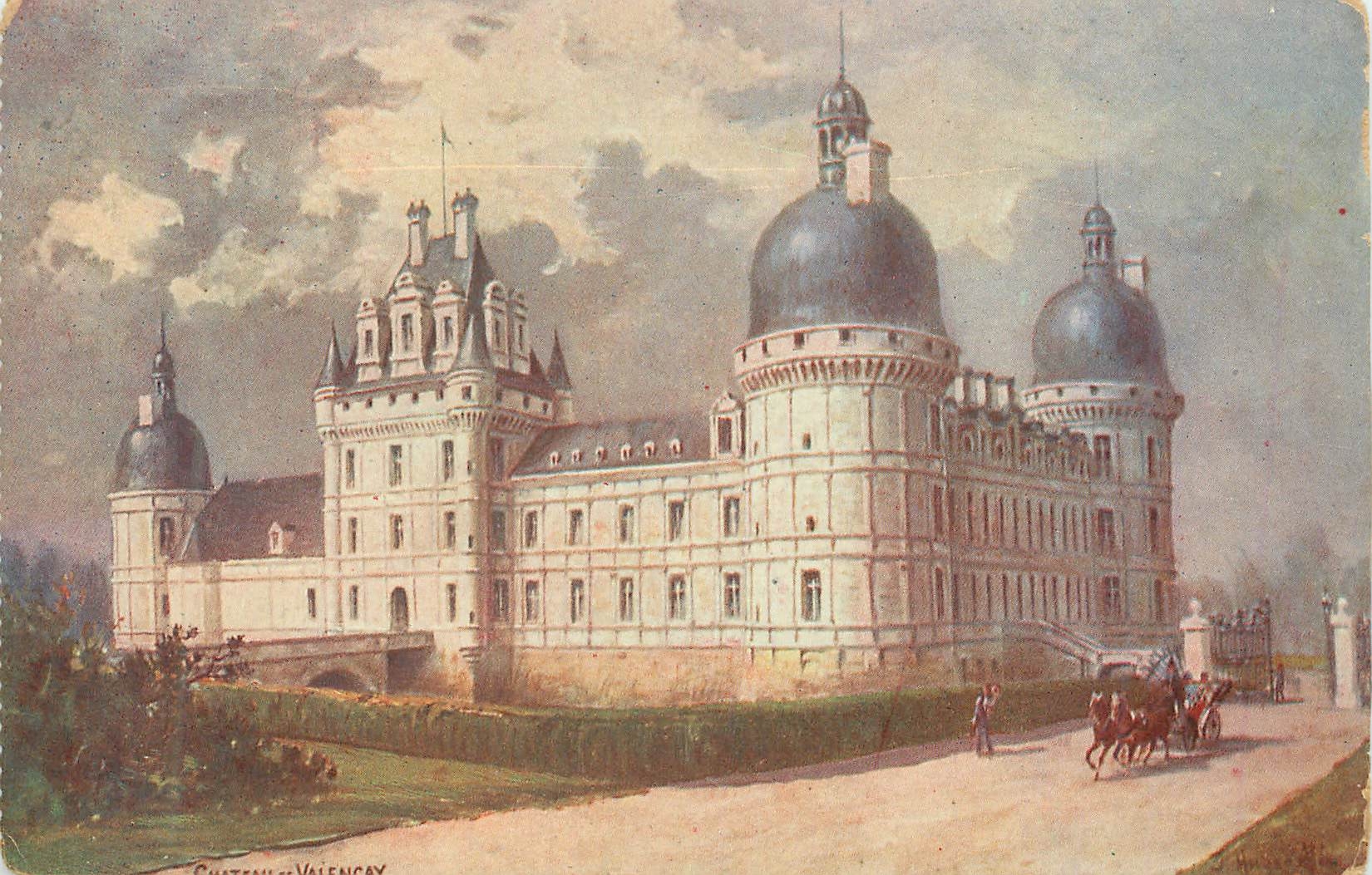 CPA Château de Valencay