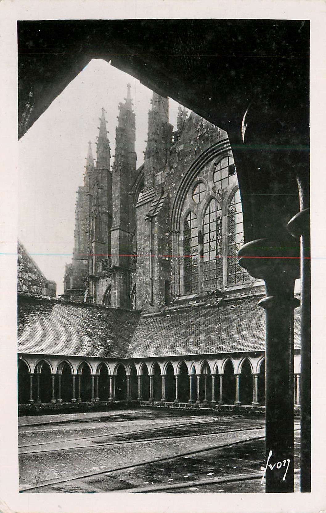 Le Mont Saint-Michel (Manche) — L'Abbaye - Le Cloître — Éditions J. Martel, B.911