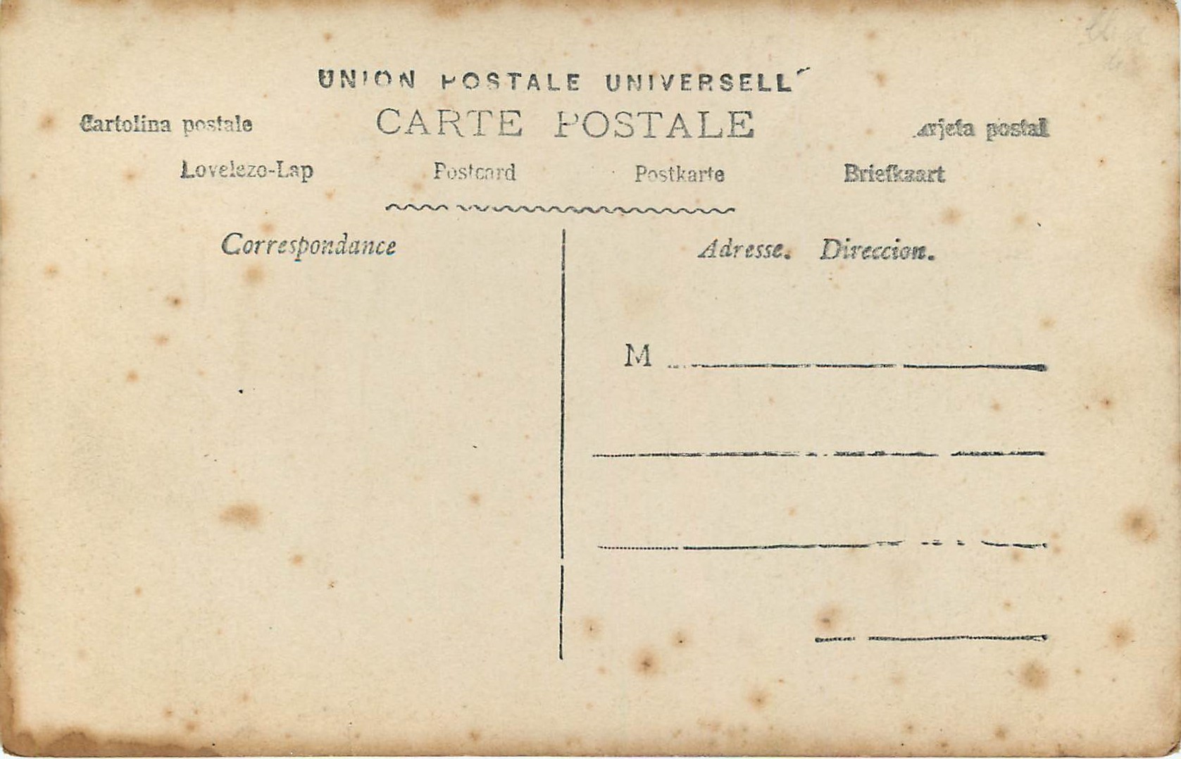 CPA Bonne fete Enfant — Rückseite