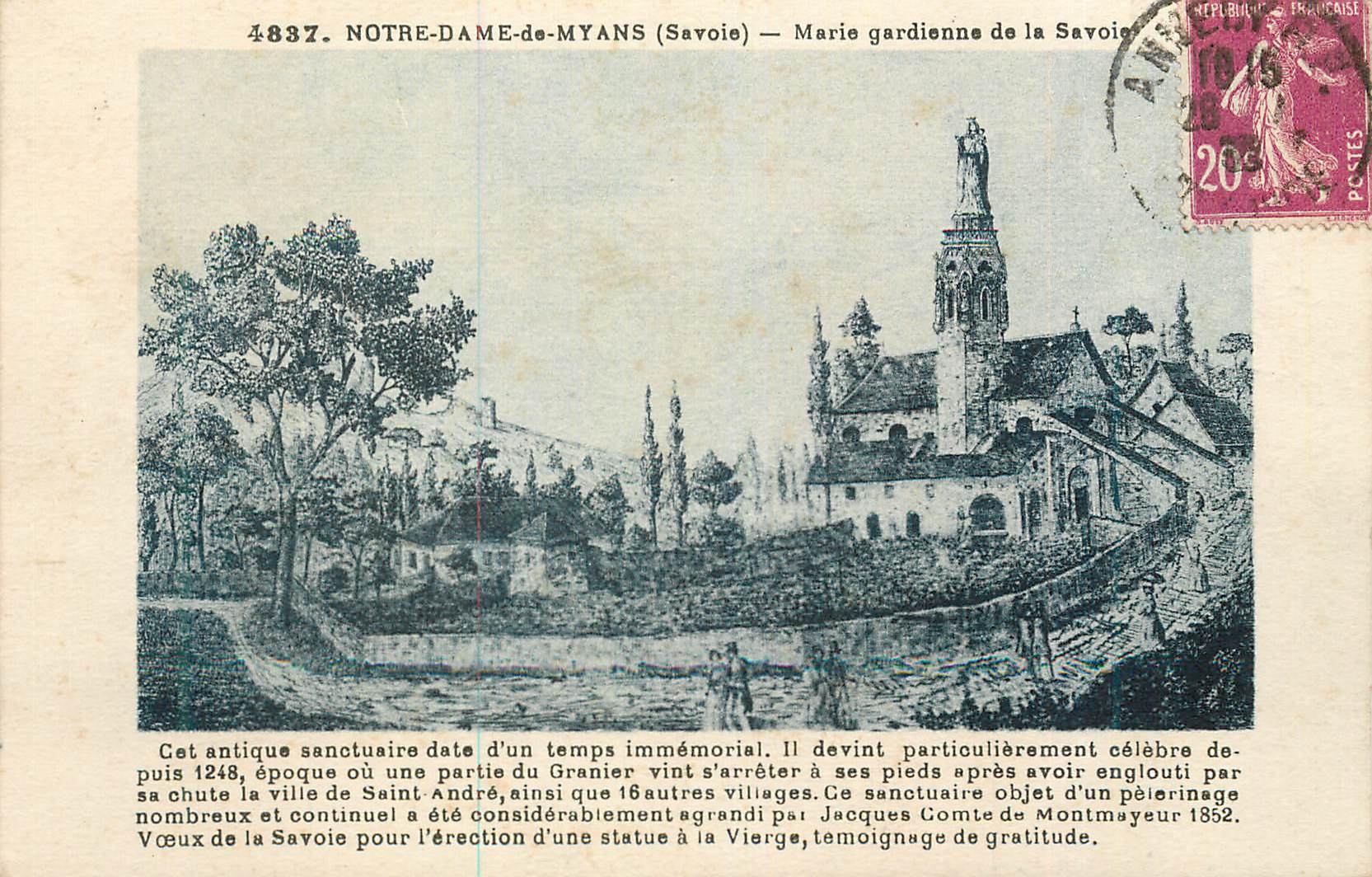 CPA Notre Dame-de-Myans (Savoie) Marie gardienne de la Savoie