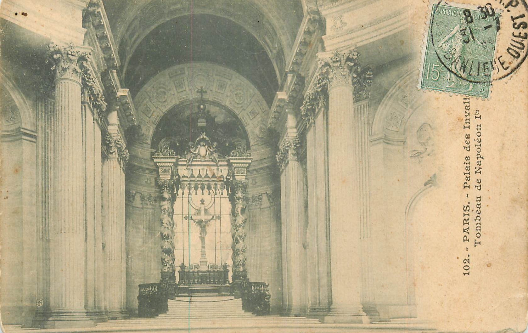 CPA Paris Palais des Invalides Tombeau de Napoleon Ier