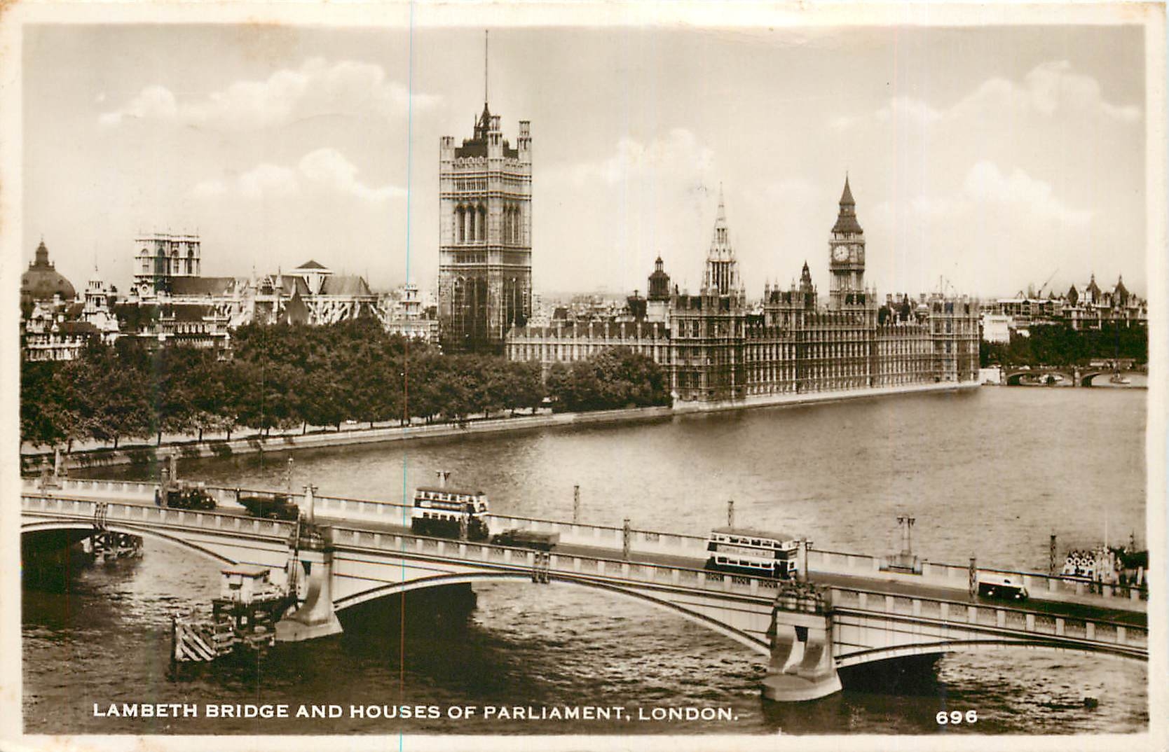 CPM Lambeth Bridge and Houses of Parliament London