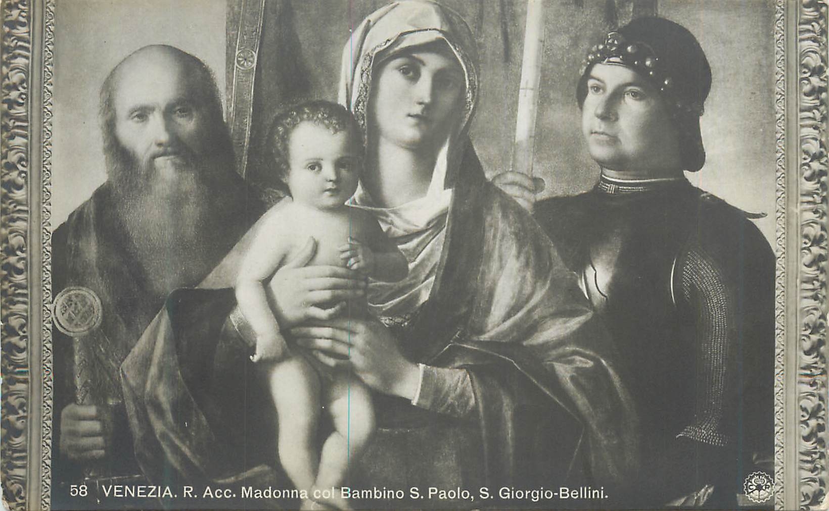 CPA Venezia Madonna col Bambino S Paolo