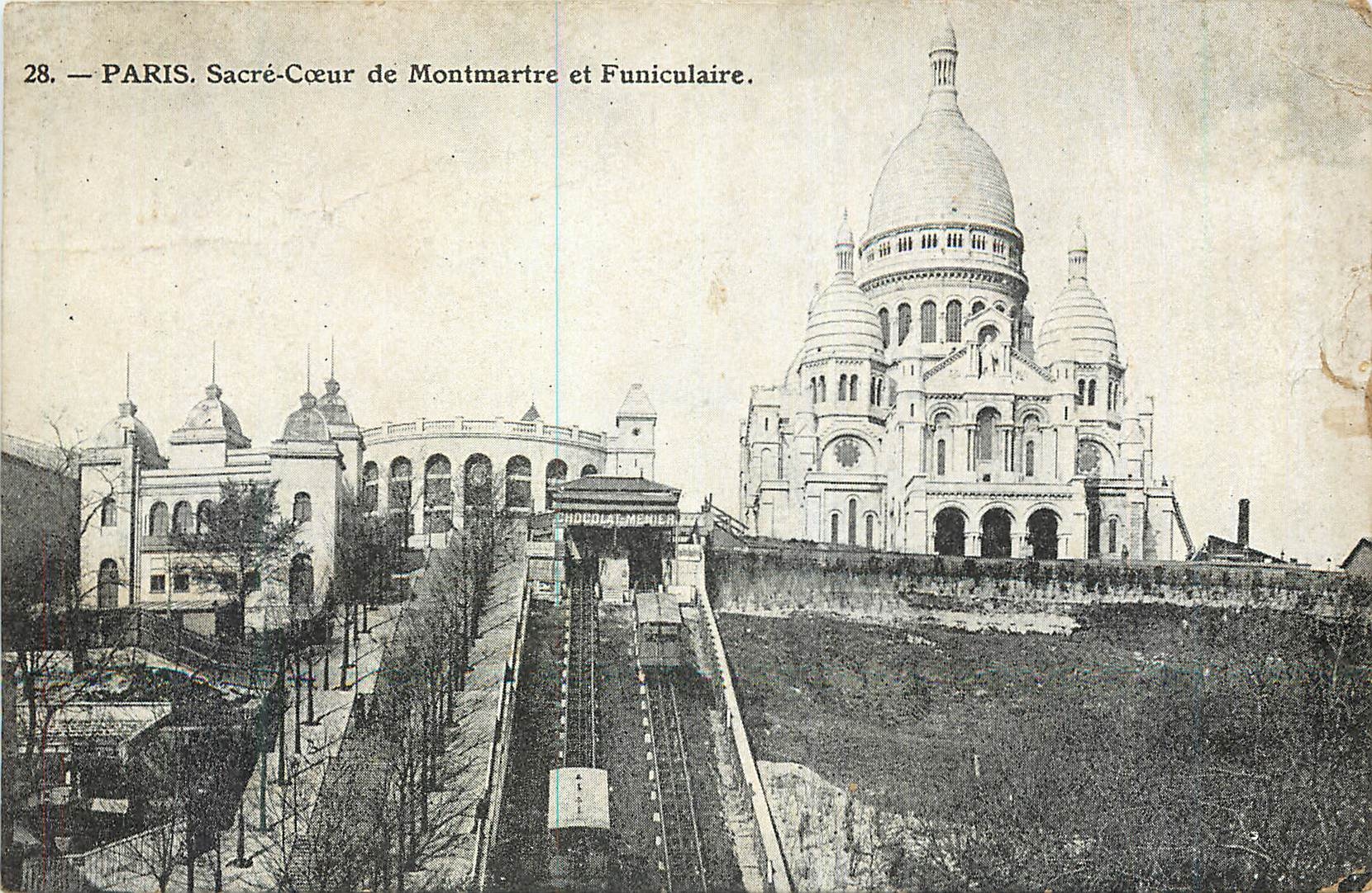 Paris. Sacré-Cœur de Montmartre et Funiculaire — Chocolat-Ménière, n°28