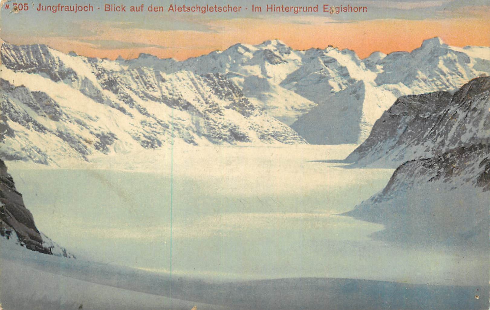 CPM Jungfraujoch Blick auf den Aletschgletscher