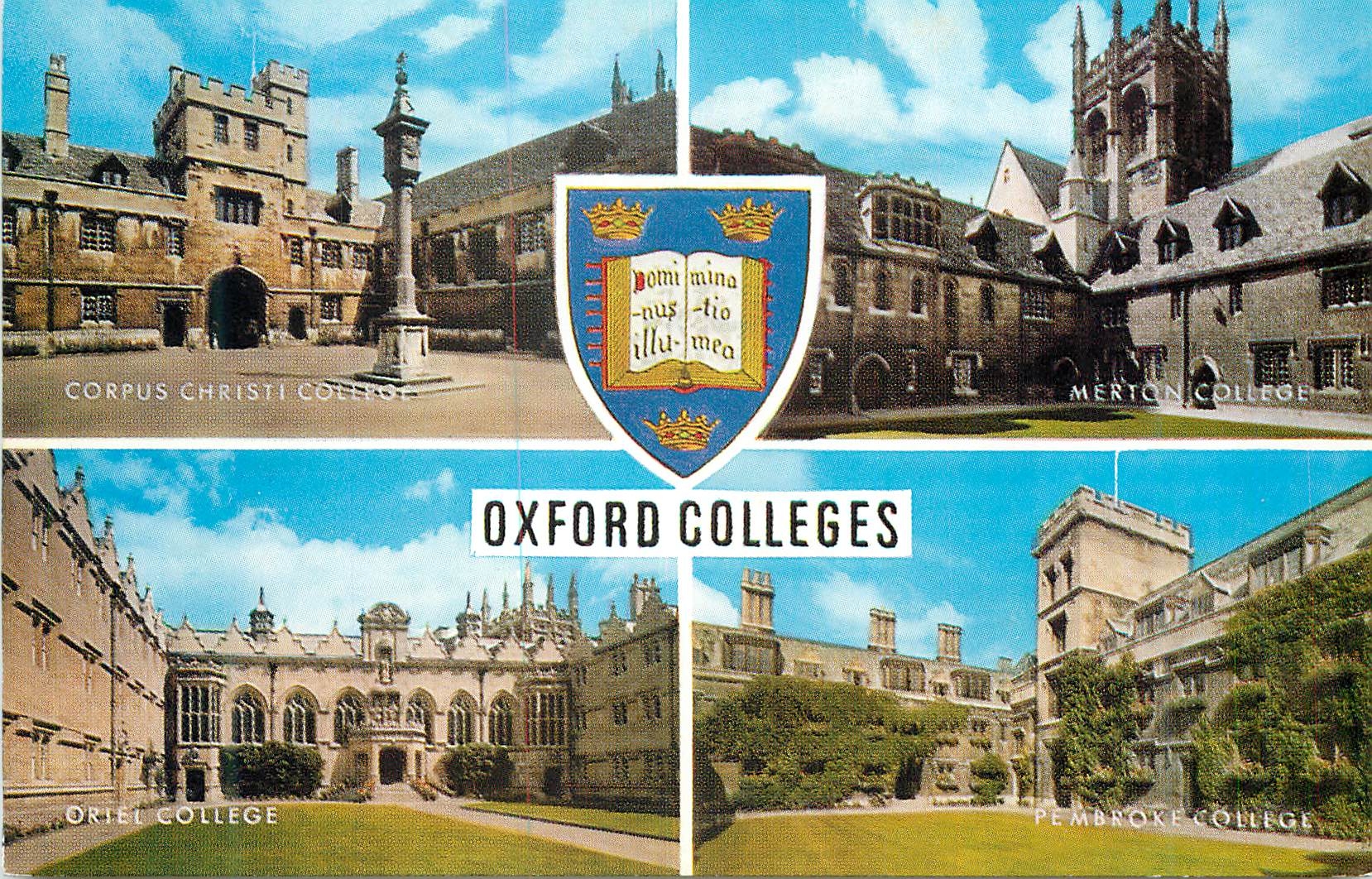 CPM Oxford Colleges Corpus Christi Merton Oriel Pembroke