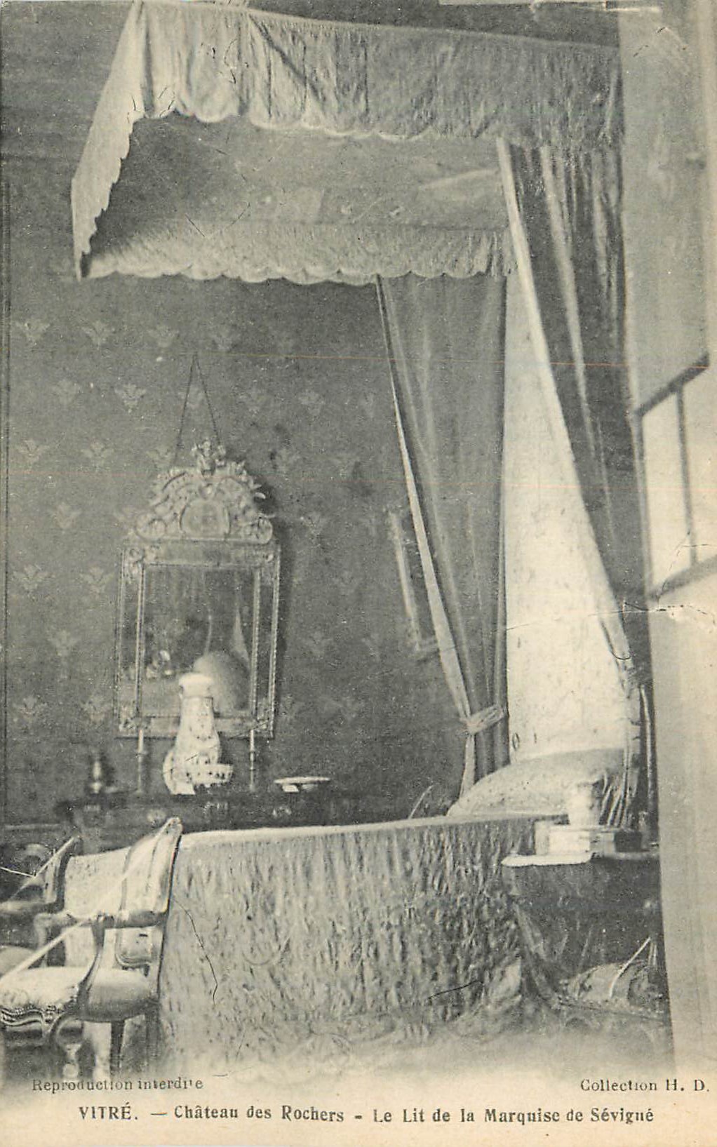 Château des Rochers - Le Lit de la Marquise de Sévigné — VITRÉ