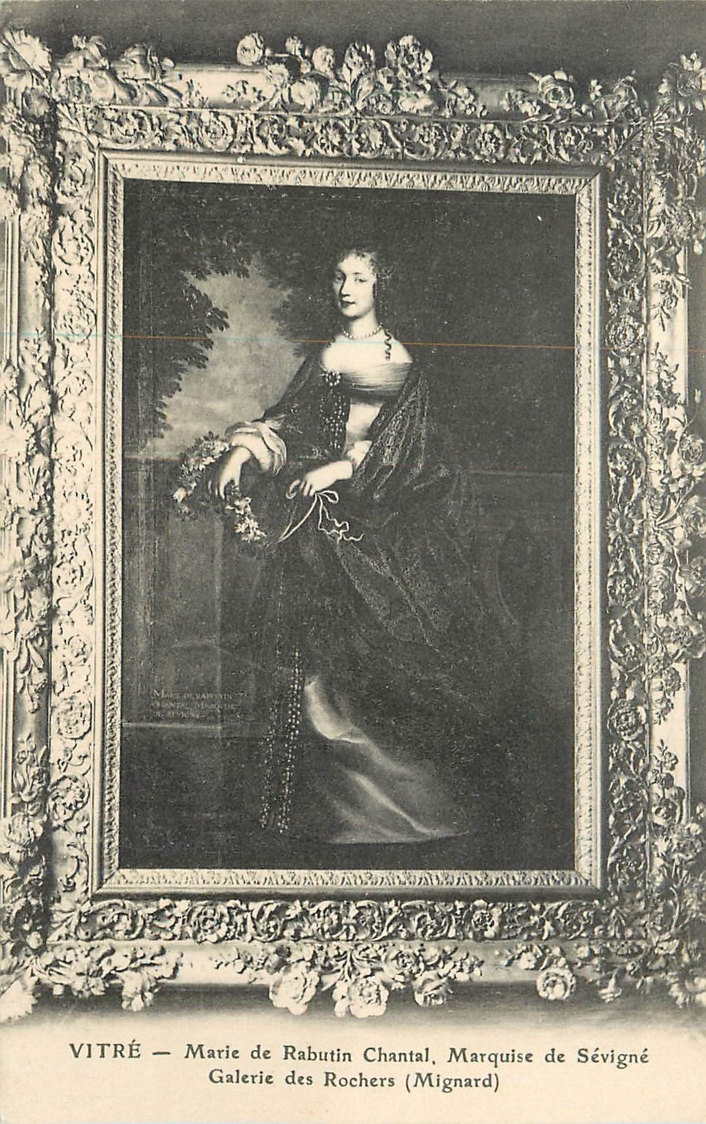 CPM Vitre Marie de Rabutin Chantal Marquise de Sevigne Galerie des Rochers (Mignard)