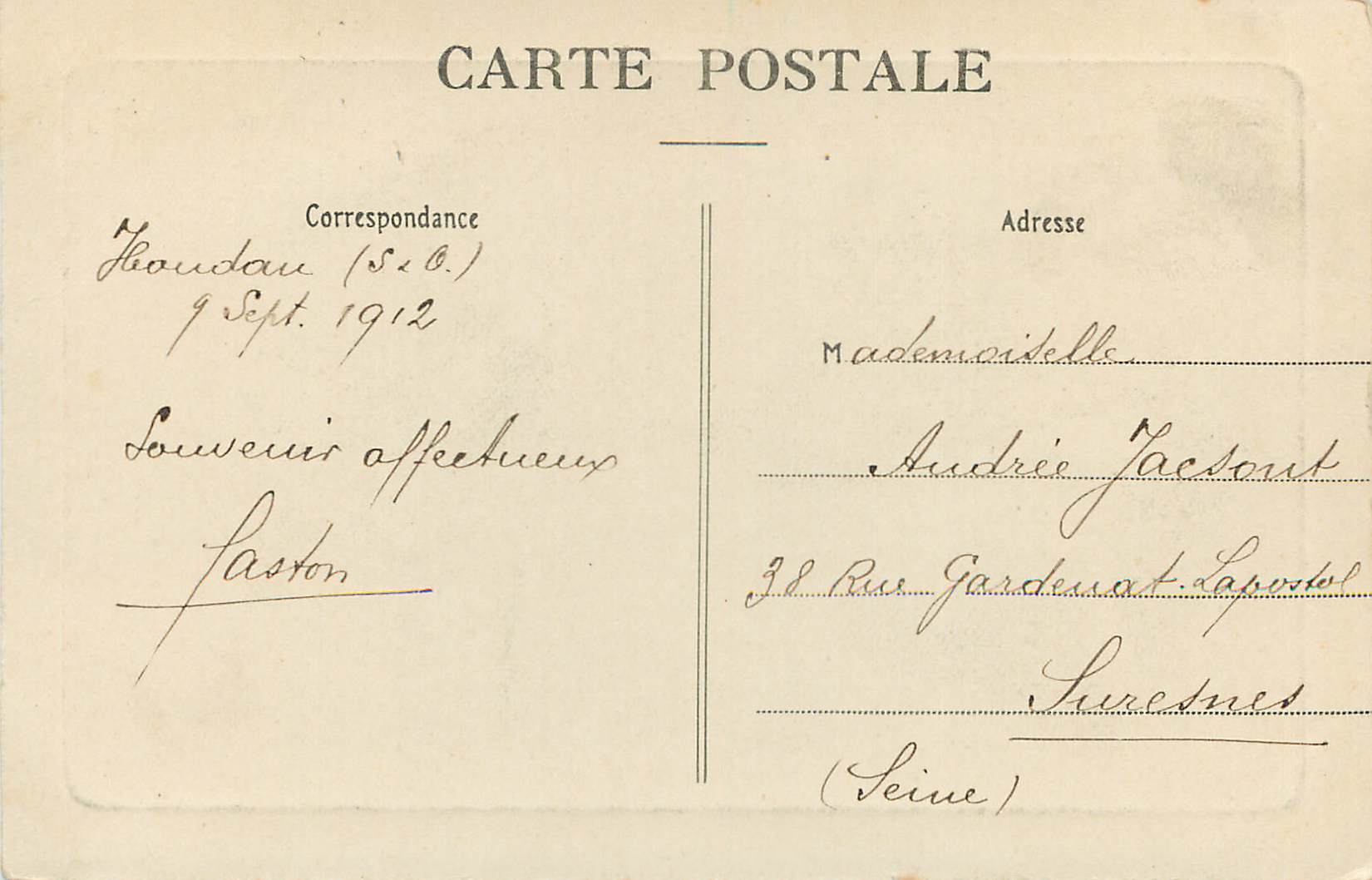 CPA Houdan Eglise Gothique XVIe siecle — Back