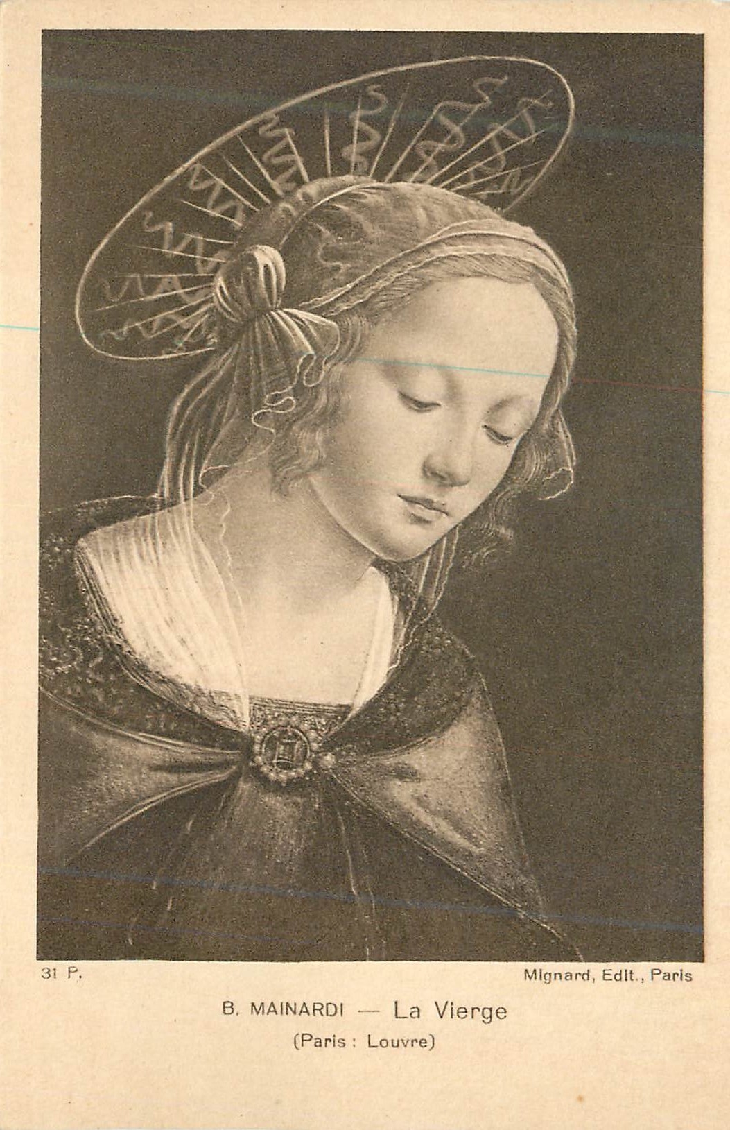 CPA Paris Louvre B Mainardi La Vierge Louvre