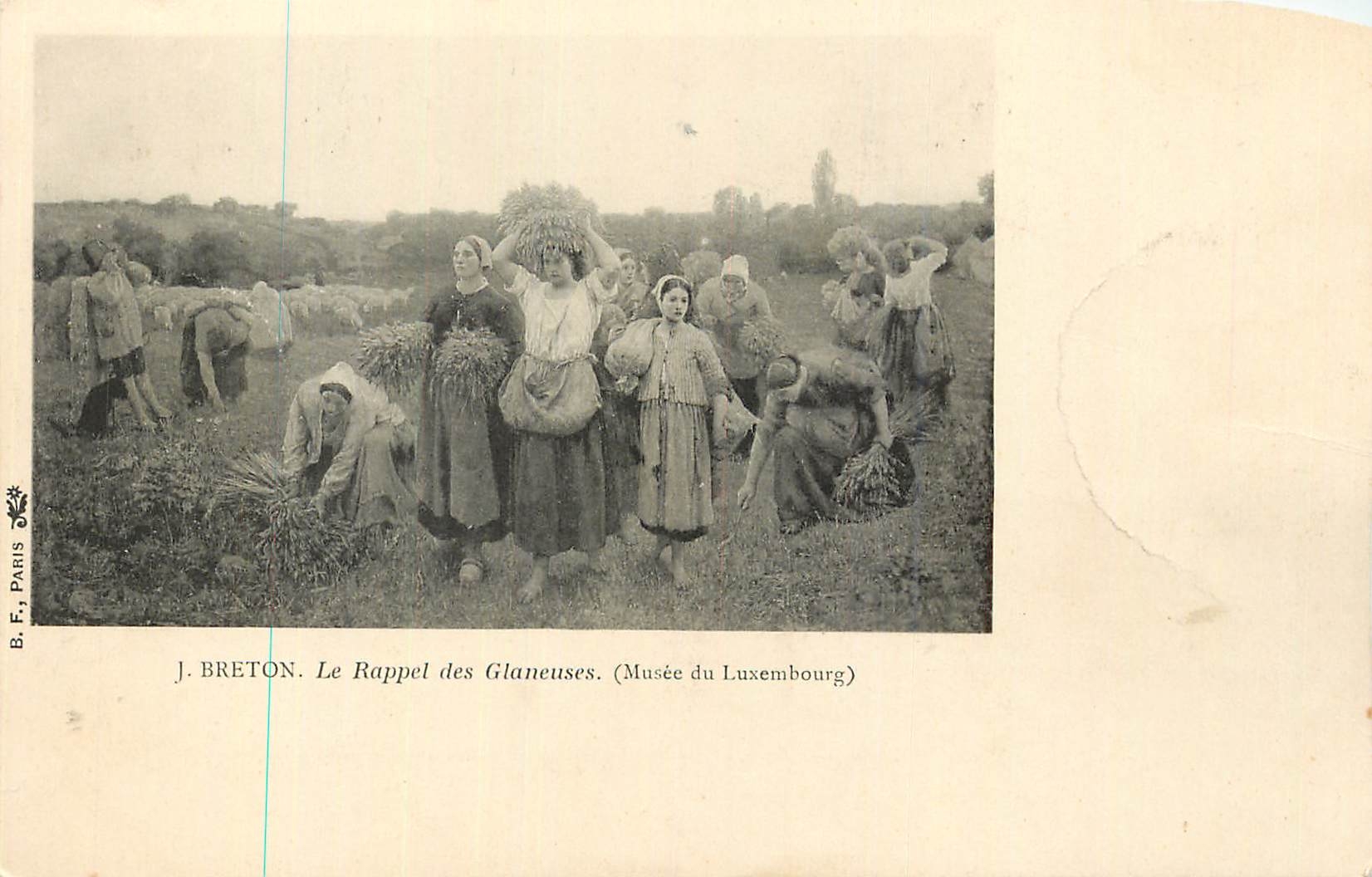 CPA Breton Le Rappel des Glaneuses (Musee du Luxembourg)