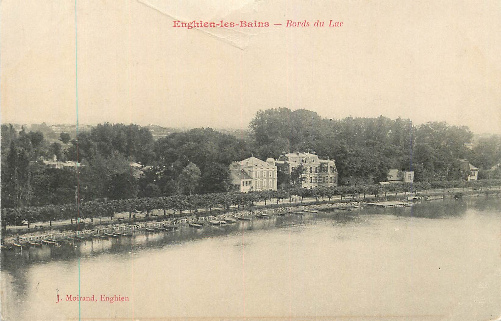 Enghien-les-Bains — Bords du Lac — J. Moirand, Enghien